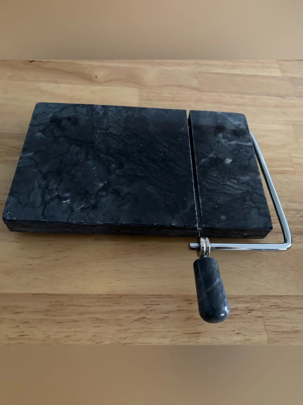 Black Marble Cheese Slicer
